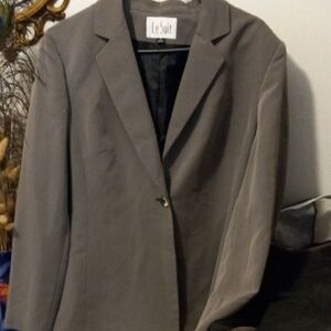 Le Suit Women's Gray Blazer